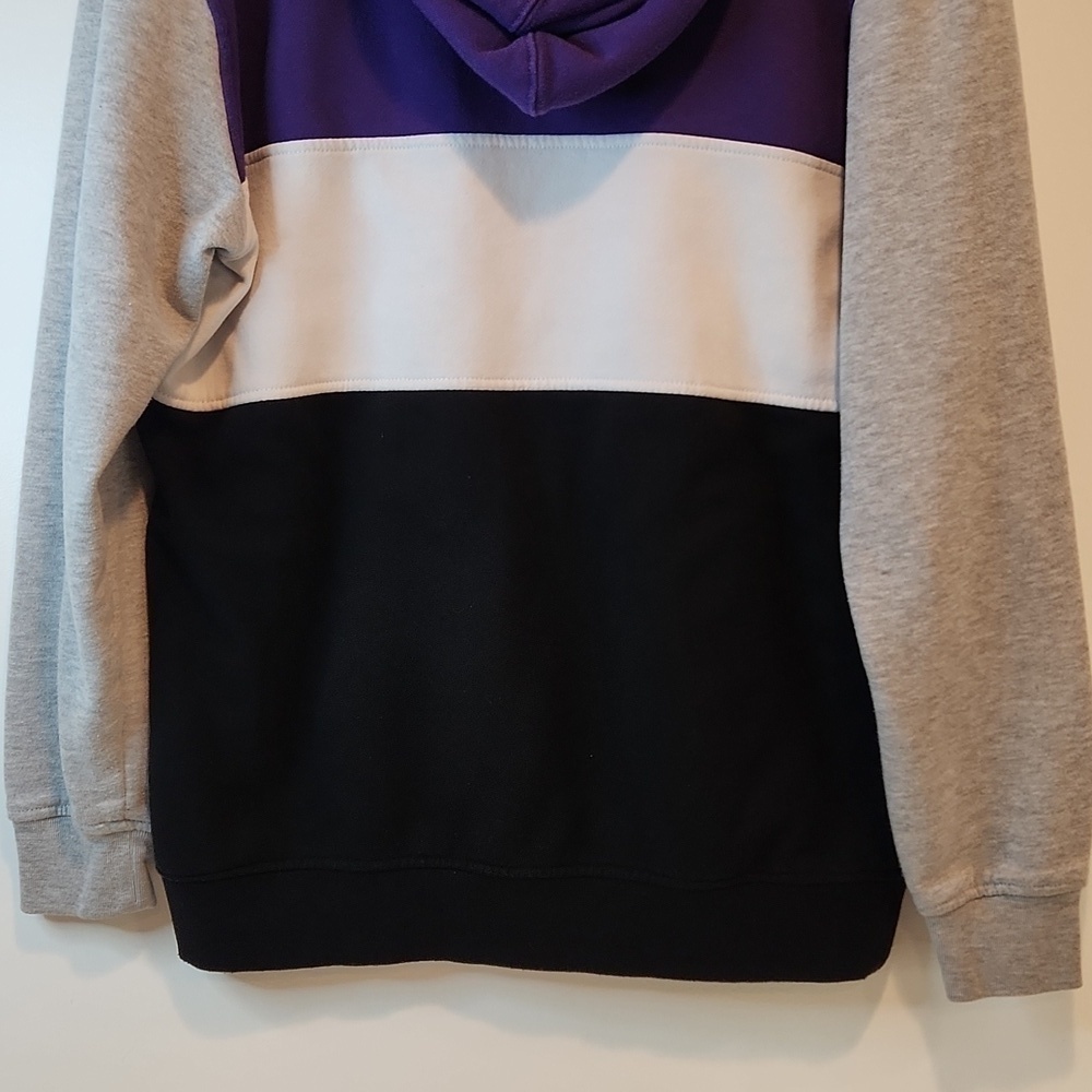 Official NBA Los Angeles Lakers Colorblock 1/4 Hoodie Pullover Men's Sz S NICE! - Picture 12 of 14